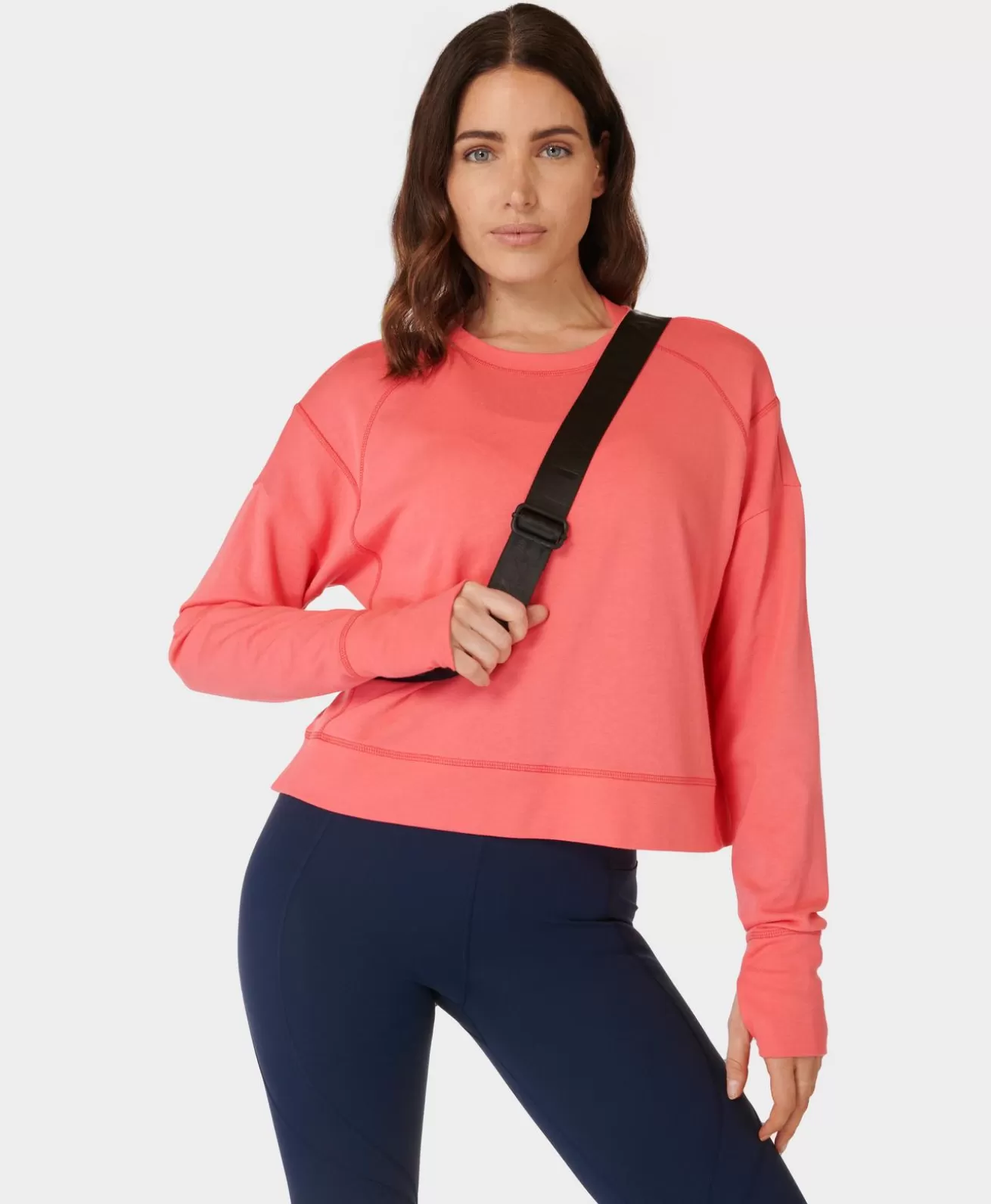 Sweaty Betty After Class Crop Sweatshirt- Sweatshirts + Hoodies |