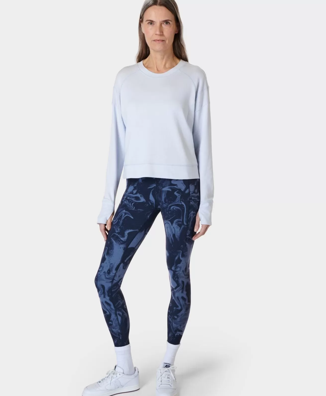 Sweaty Betty After Class Crop Sweatshirt- Sweatshirts + Hoodies