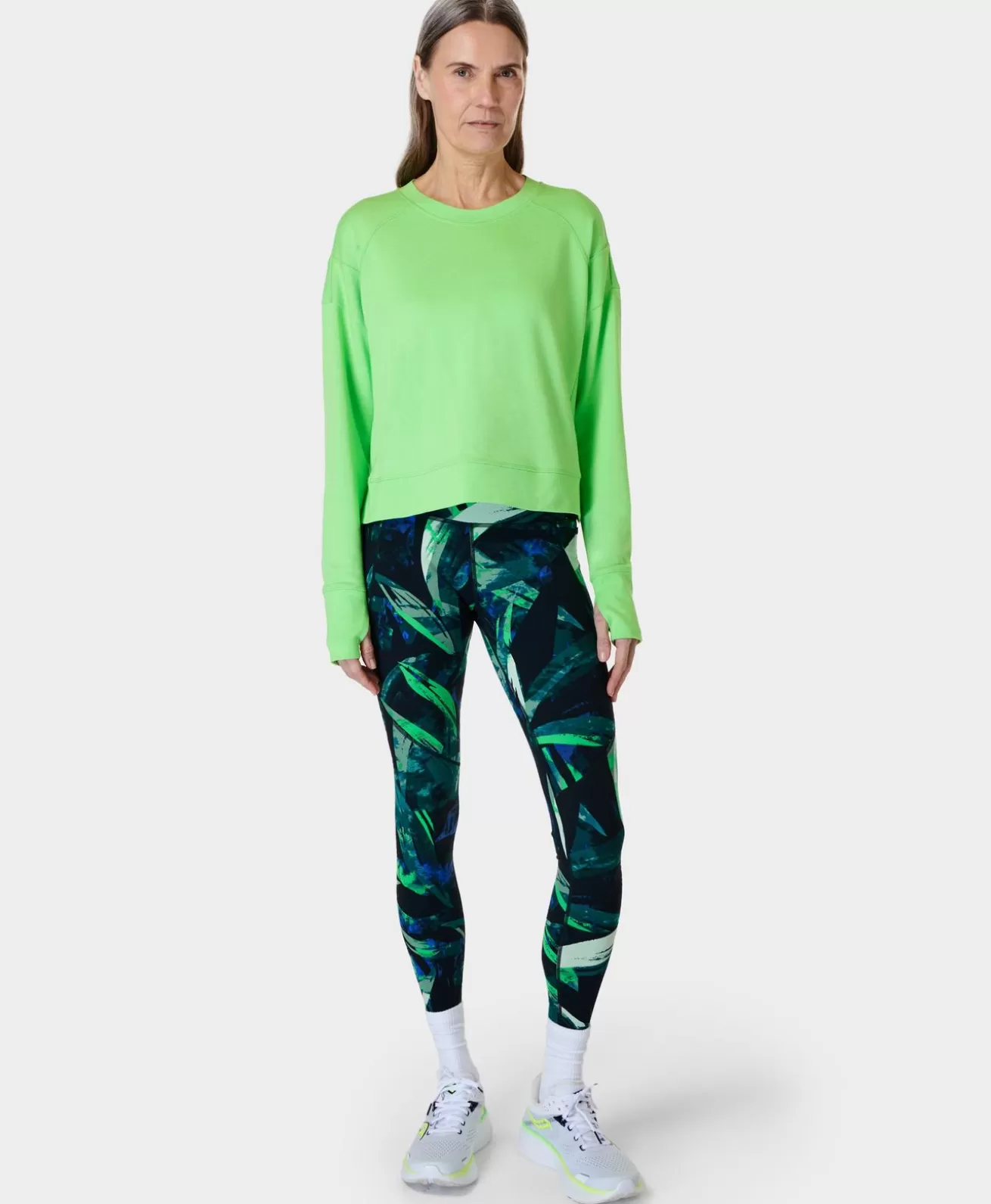 Sweaty Betty After Class Crop Sweatshirt- Sweatshirts + Hoodies