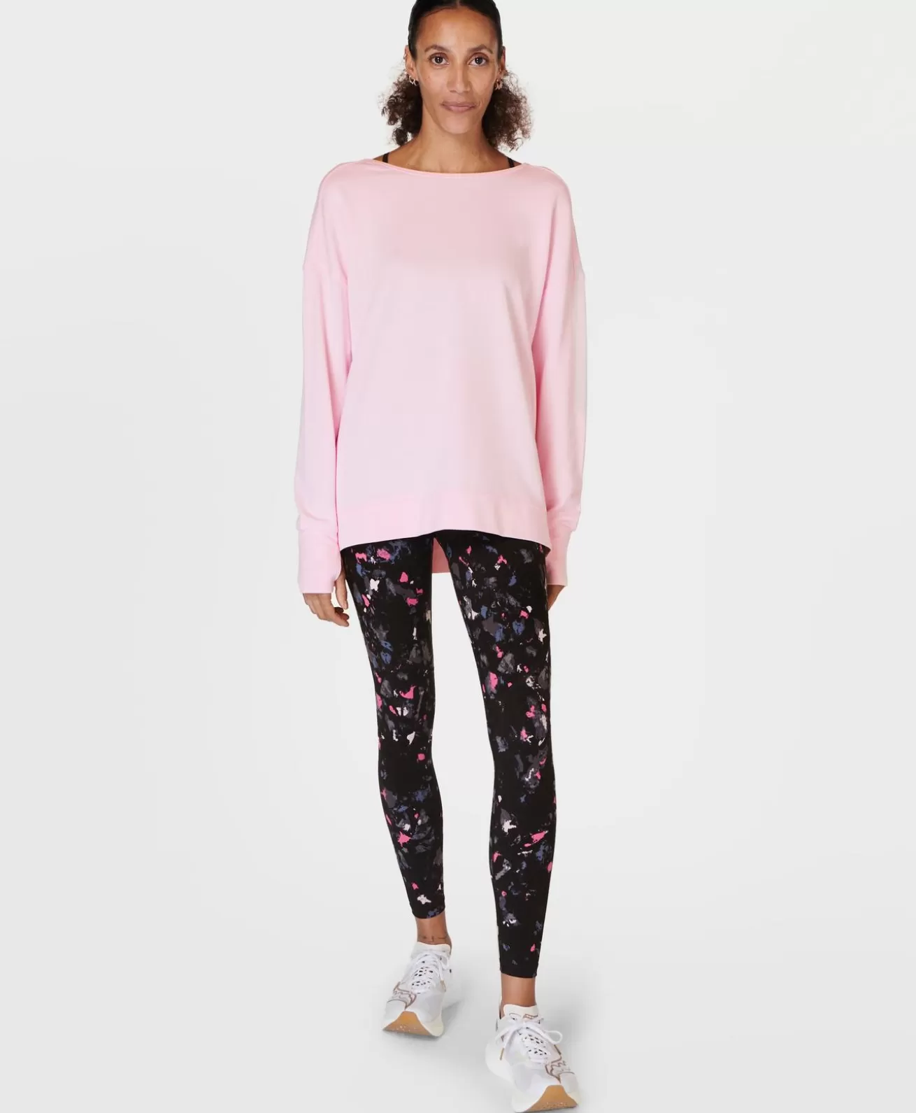 Sweaty Betty After Class Cross Back Sweatshirt- Sweatshirts + Hoodies