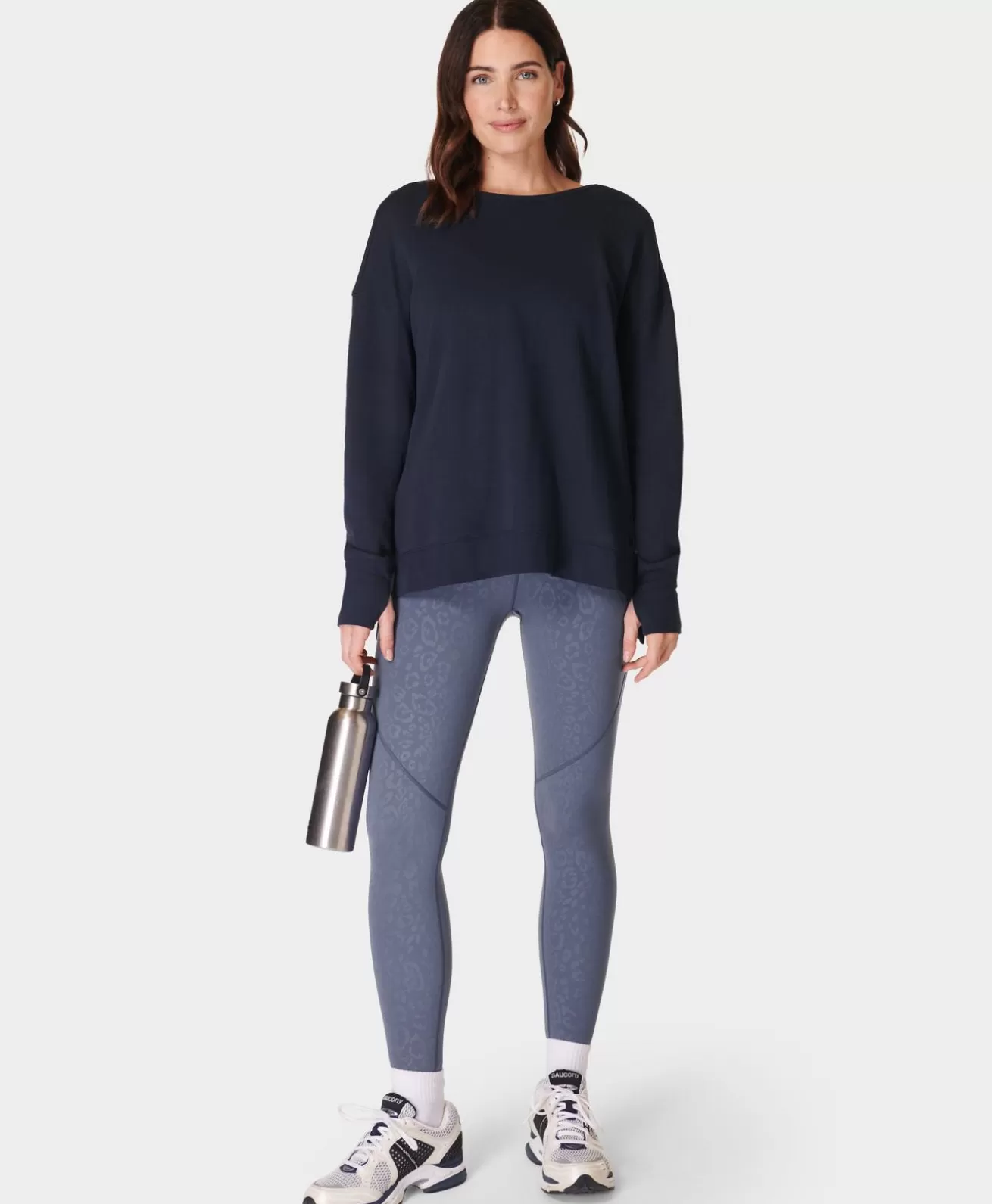 Sweaty Betty After Class Cross Back Sweatshirt- Sweatshirts + Hoodies