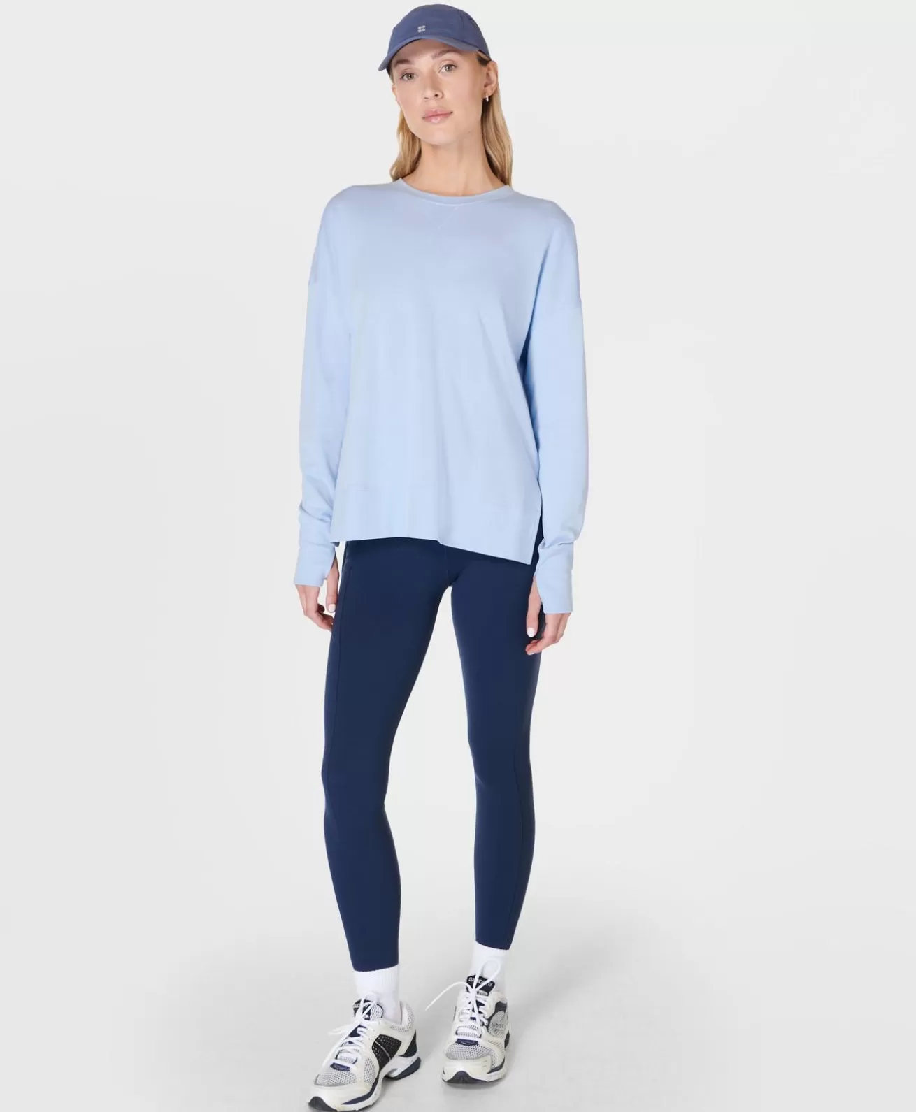 Sweaty Betty After Class Longline Sweatshirt- Sweatshirts + Hoodies