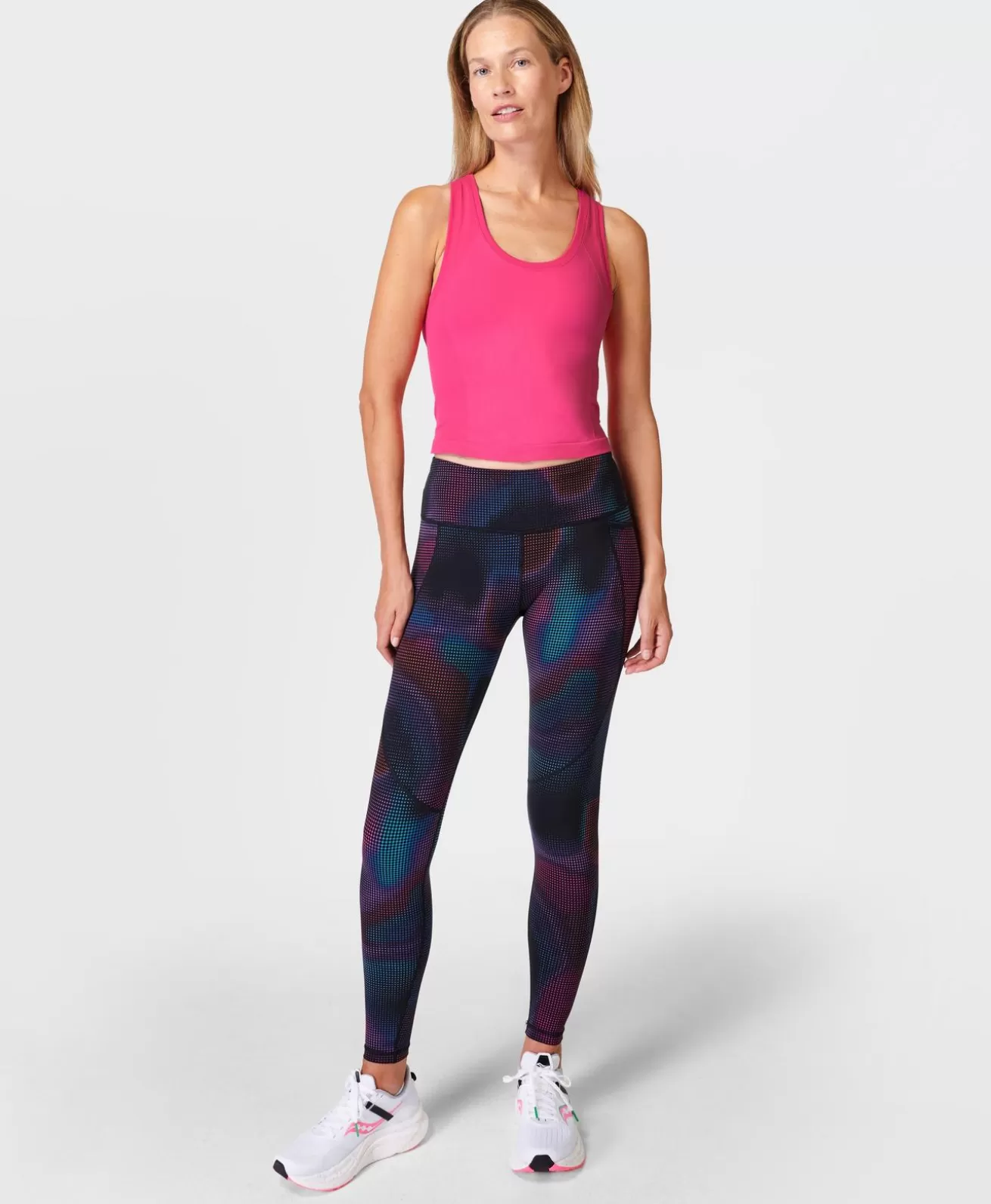 Sweaty Betty Athlete Crop Seamless Gym Tank- Tank Tops