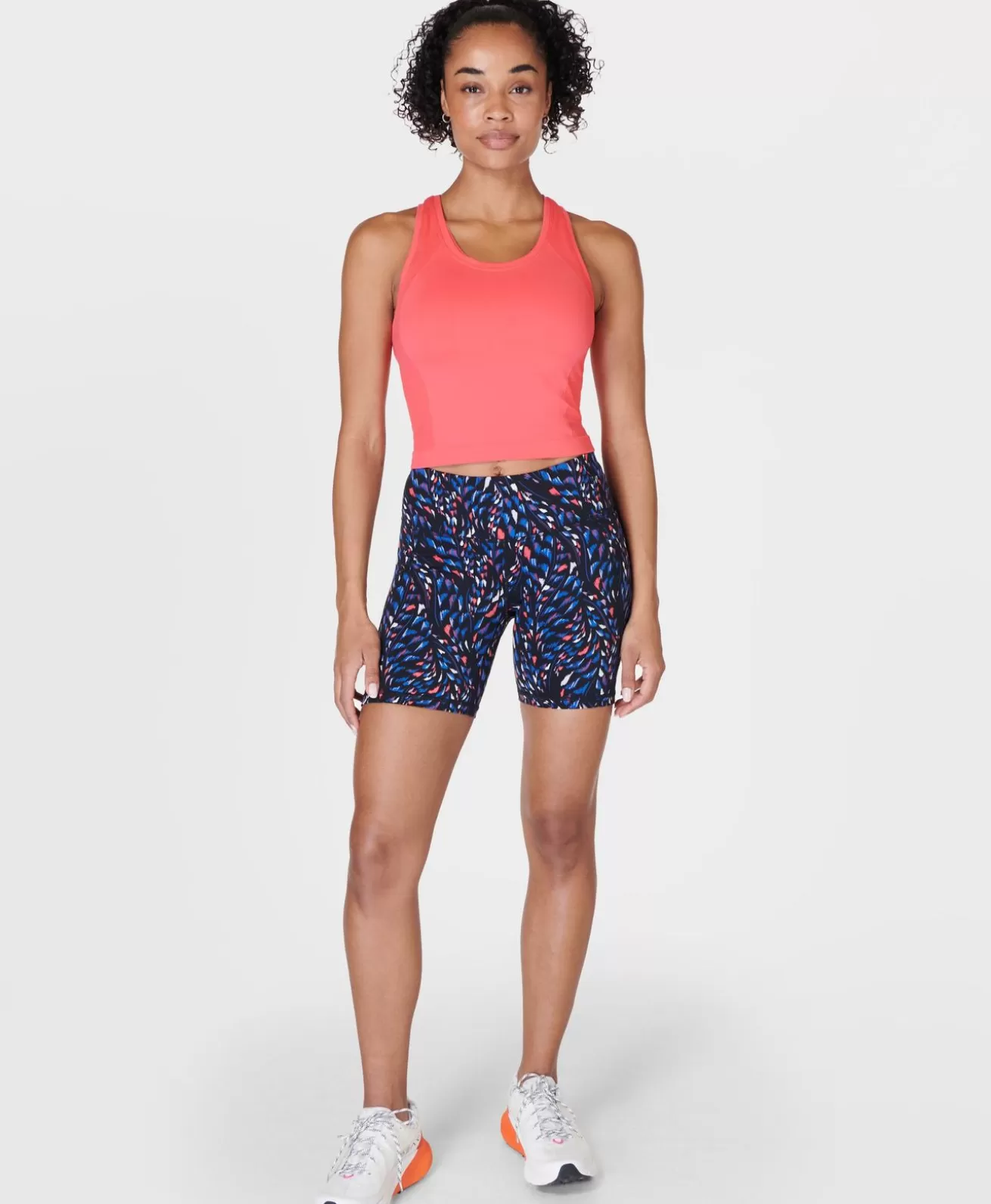 Sweaty Betty Athlete Crop Seamless Gym Tank- Tank Tops