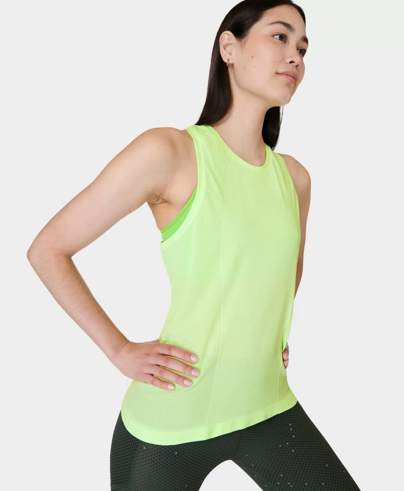 Sweaty Betty Athlete Seamless Featherweight Gym Tank- Tank Tops