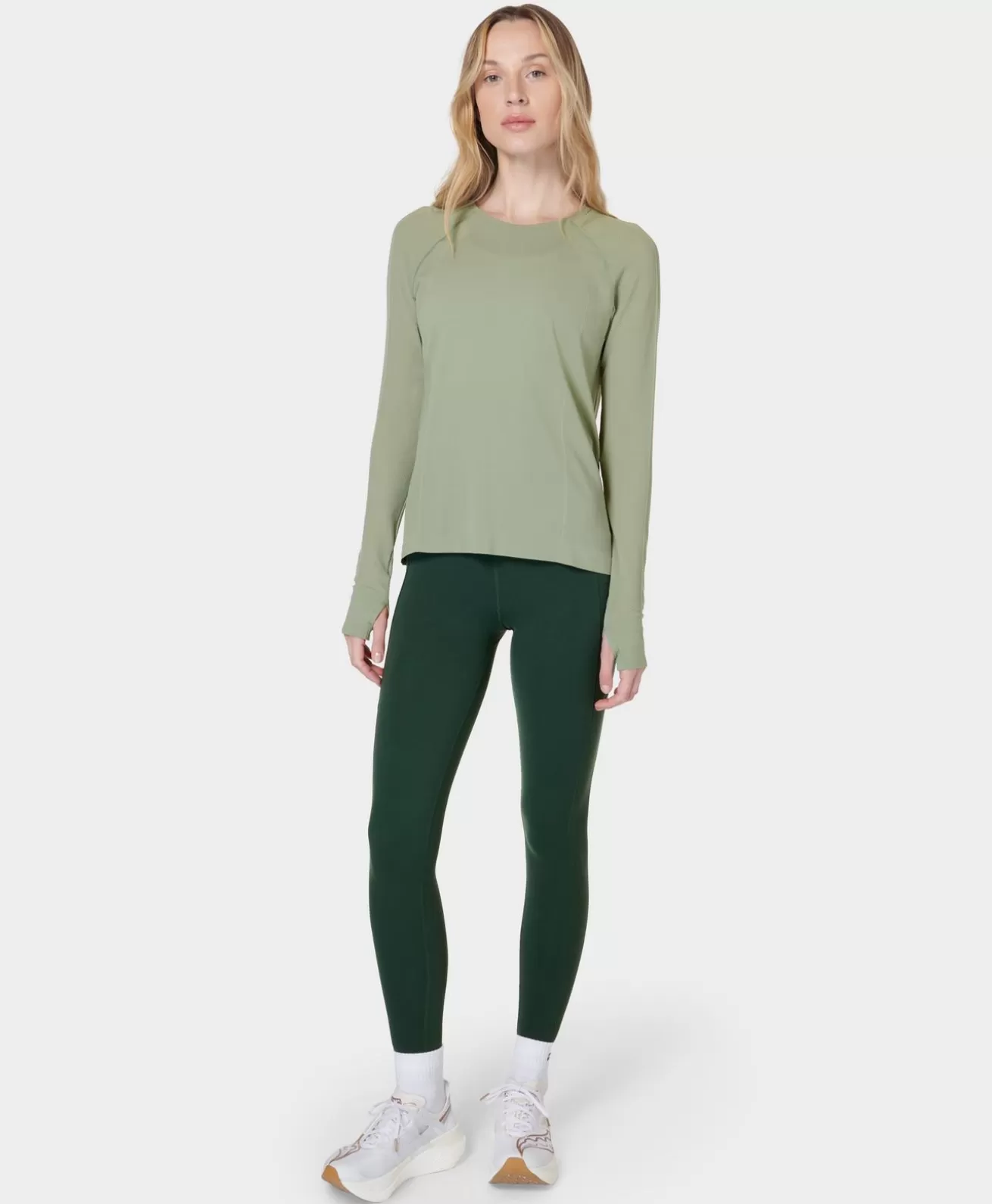 Sweaty Betty Athlete Seamless Featherweight Long Sleeve Tee- Long Sleeve Tops