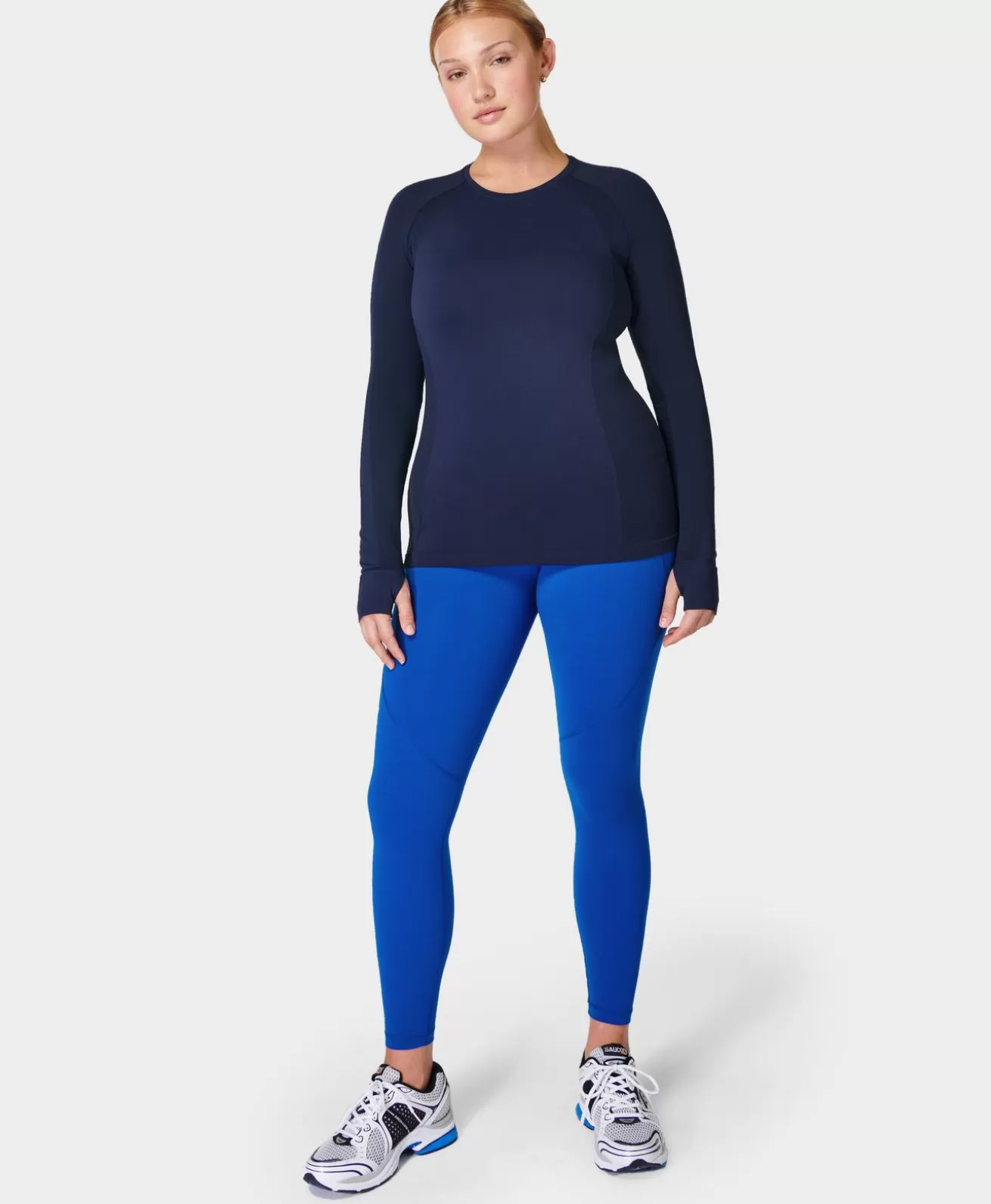 Sweaty Betty Athlete Seamless Workout Long Sleeve Top- Long Sleeve Tops