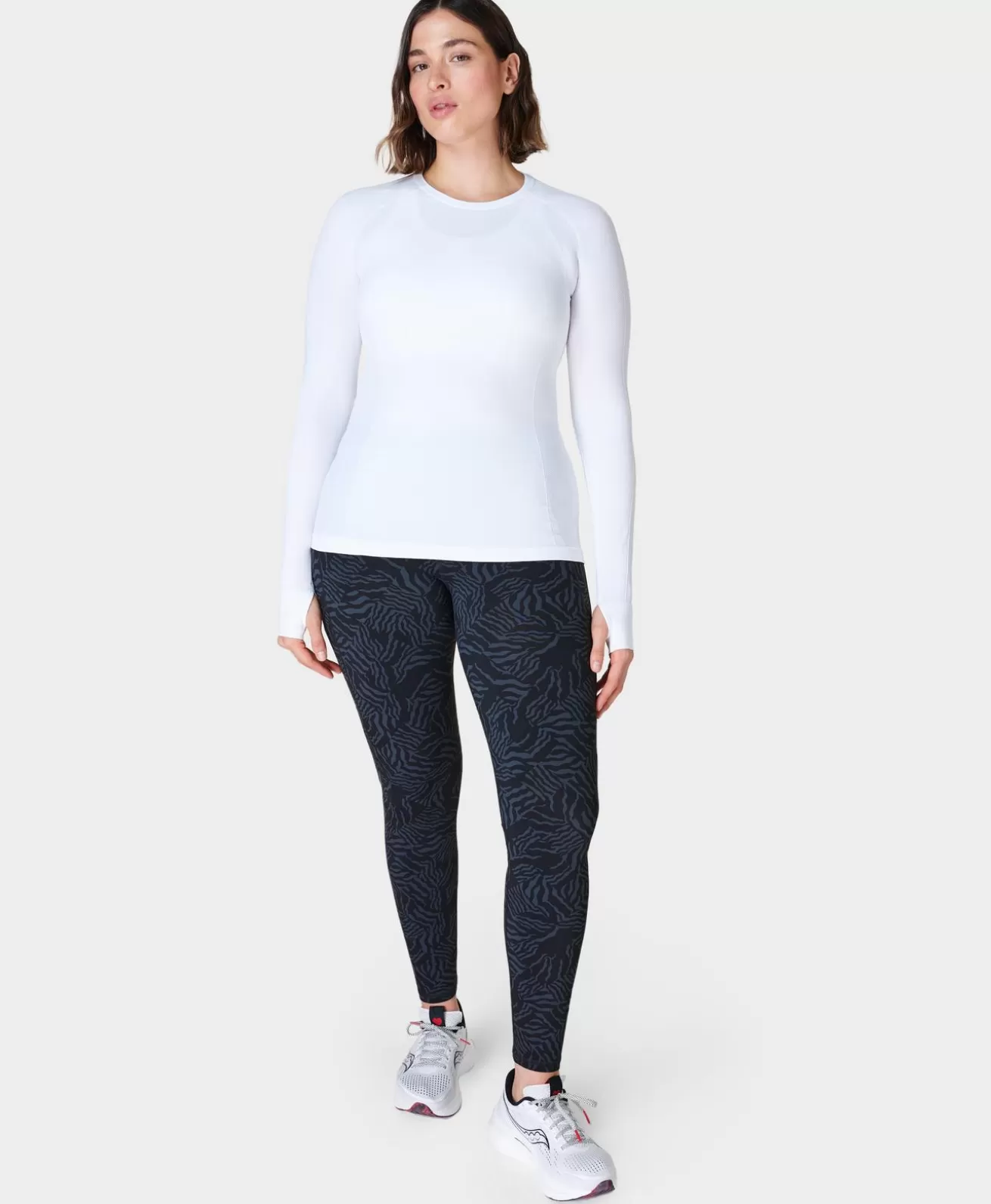 Sweaty Betty Athlete Seamless Workout Long Sleeve Top- Long Sleeve Tops