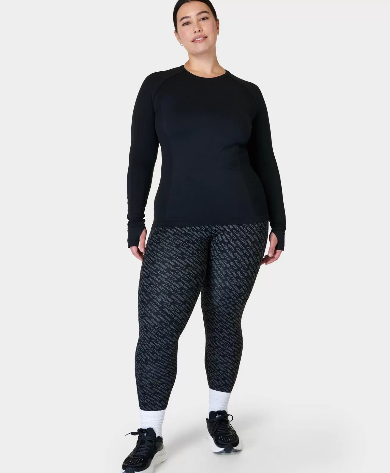 Sweaty Betty Athlete Seamless Workout Long Sleeve Top- Long Sleeve Tops