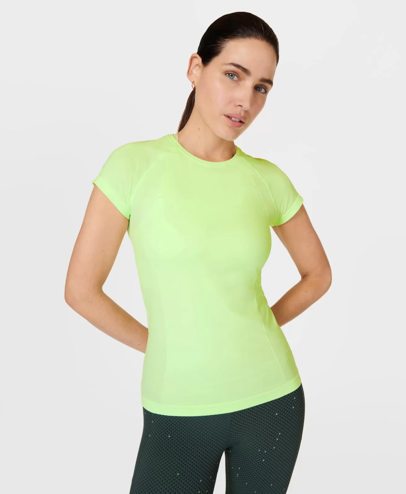 Sweaty Betty Athlete Seamless Workout Tee- T-Shirts