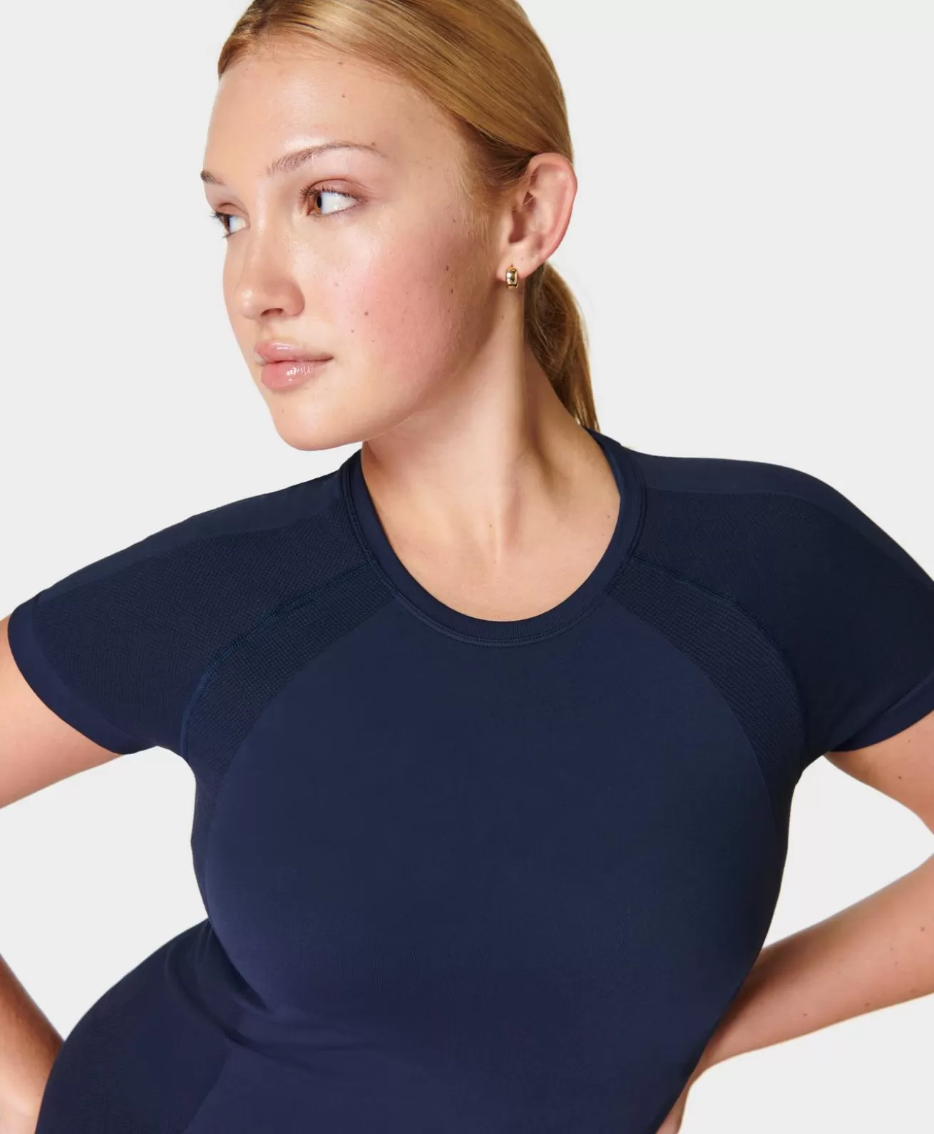 Sweaty Betty Athlete Seamless Workout Tee- T-Shirts