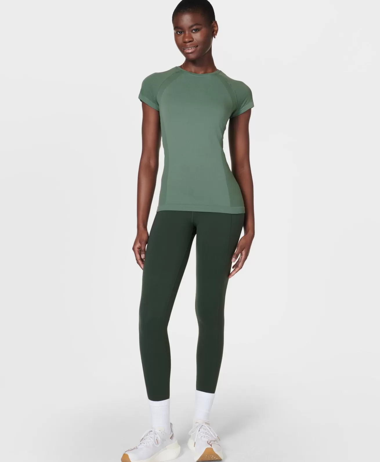 Sweaty Betty Athlete Seamless Workout Tee- T-Shirts