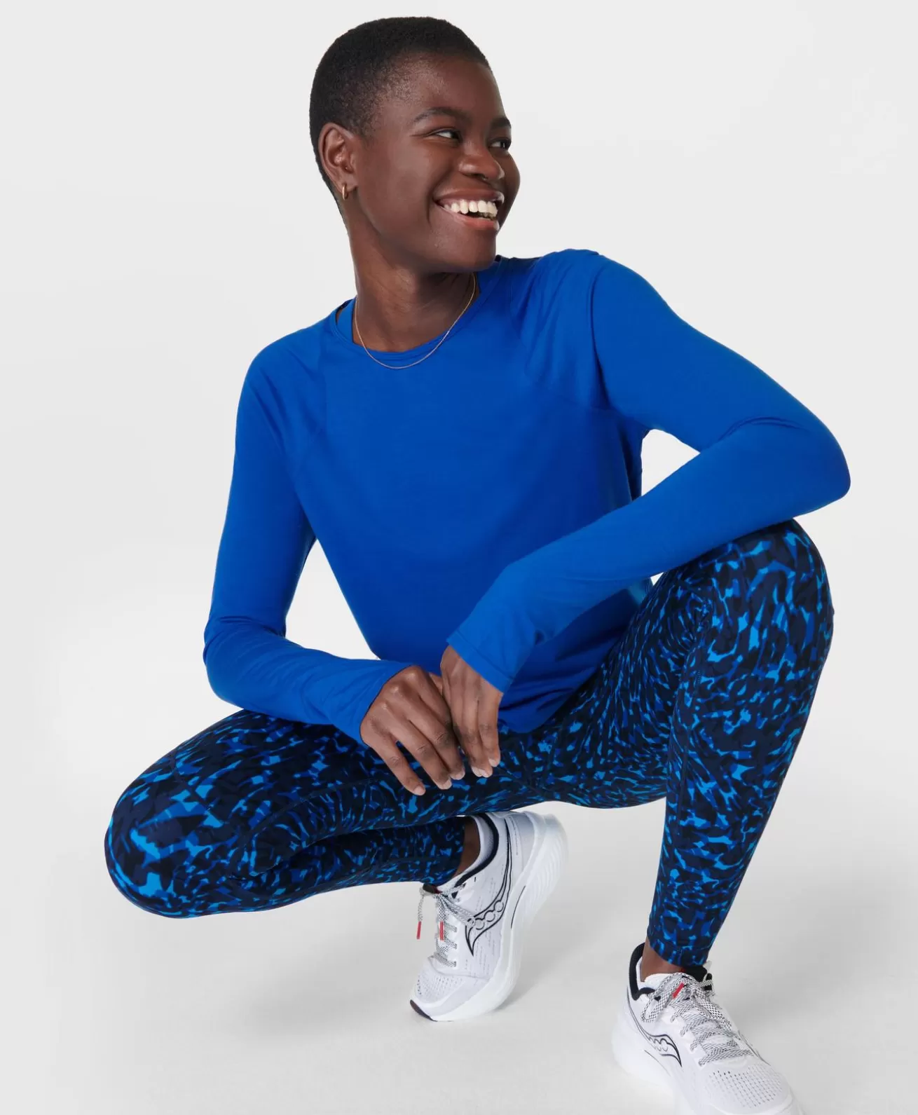 Sweaty Betty Breathe Easy Running Long Sleeve Top- Long Sleeve Tops