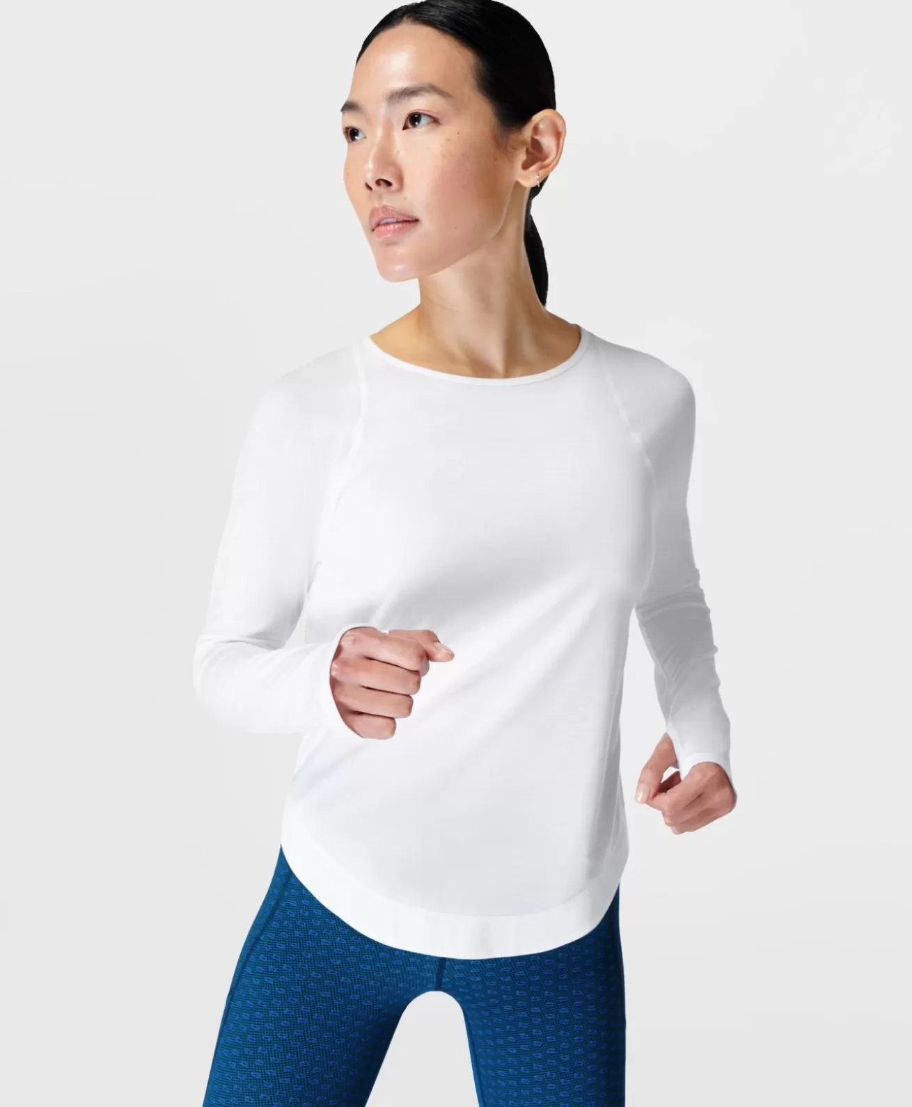 Sweaty Betty Breathe Easy Running Long Sleeve Top- Long Sleeve Tops