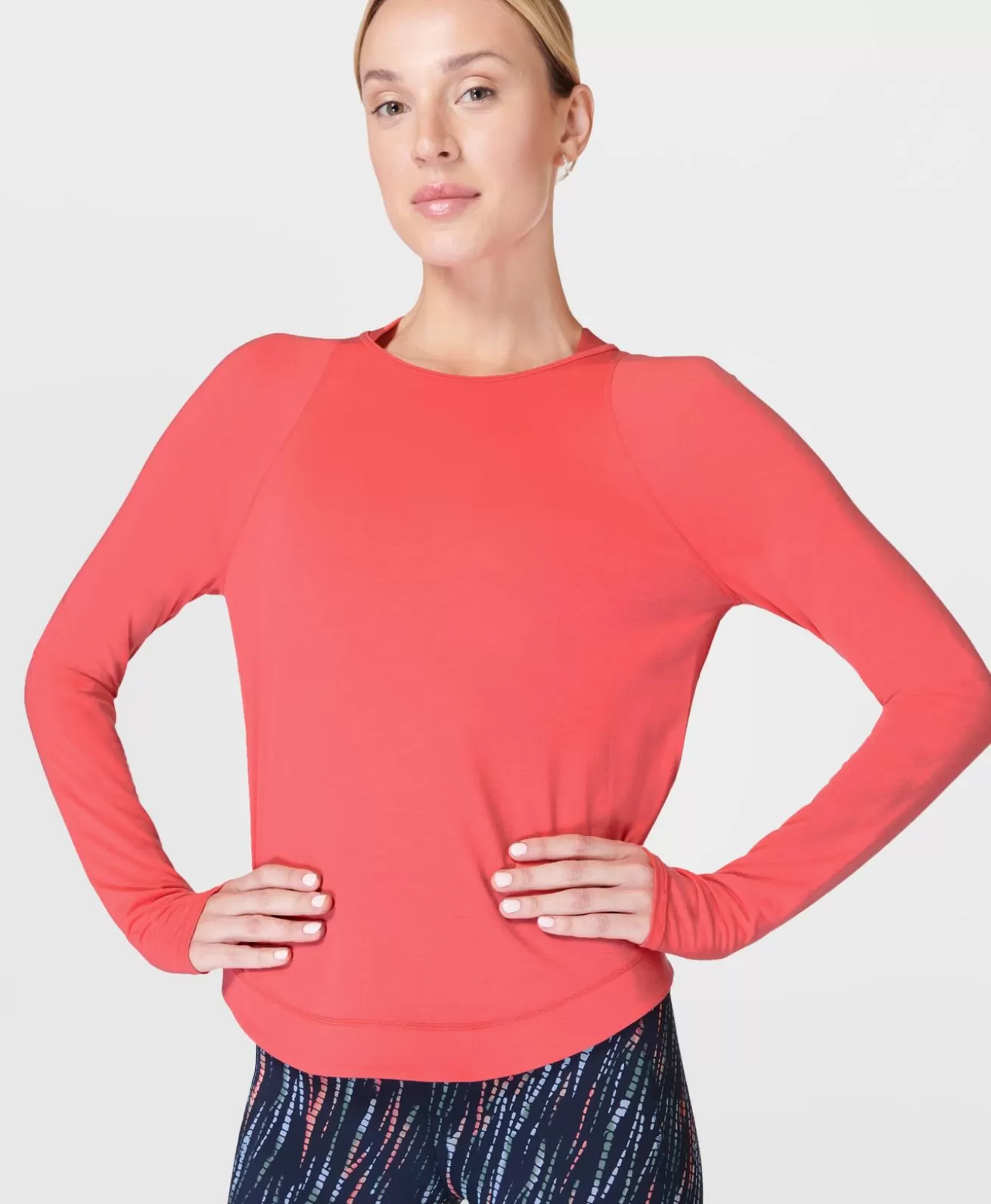 Sweaty Betty Breathe Easy Running Long Sleeve Top- Long Sleeve Tops