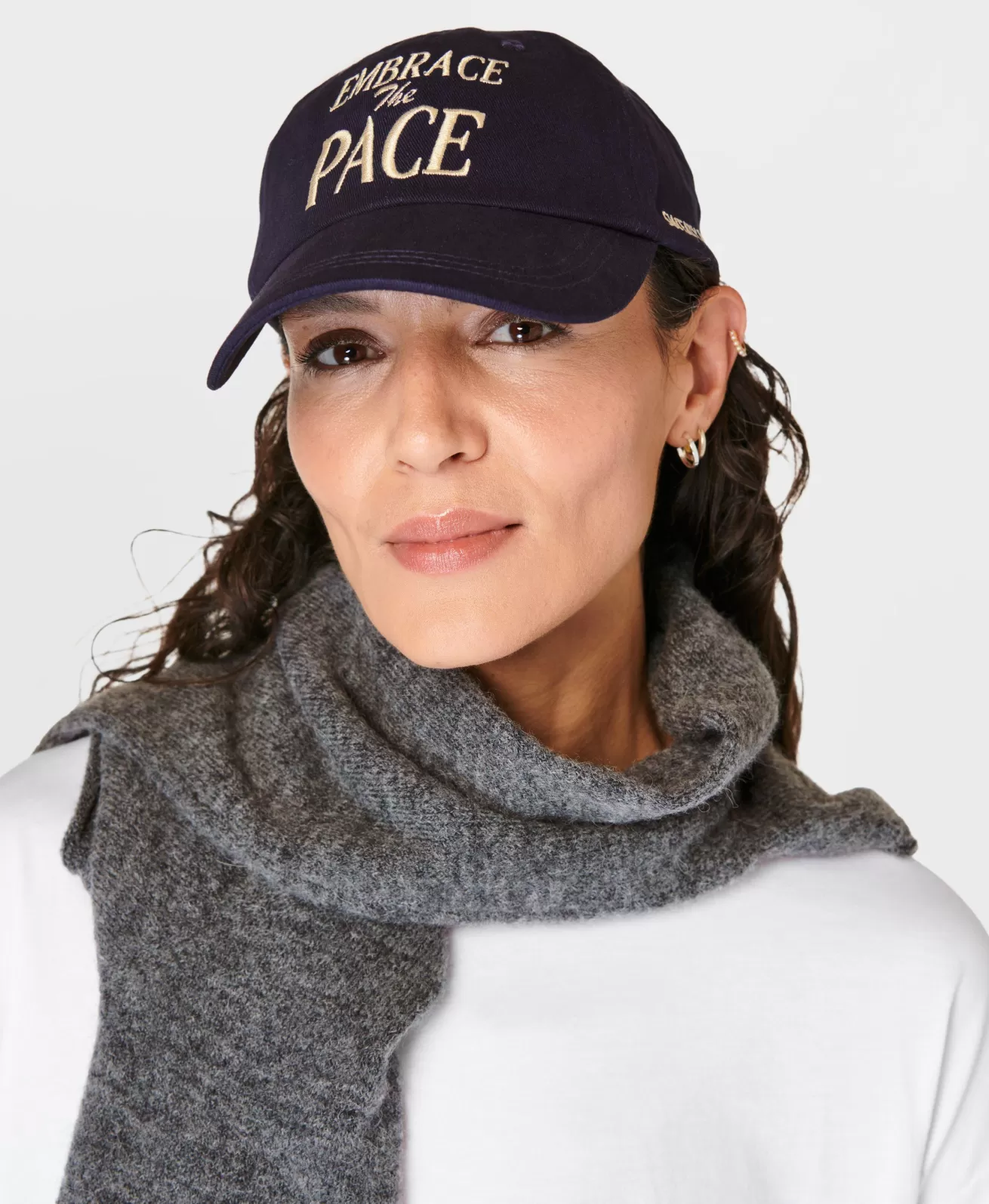 Sweaty Betty Embroidered Slogan Cap  - Hats, Scarves + Gloves