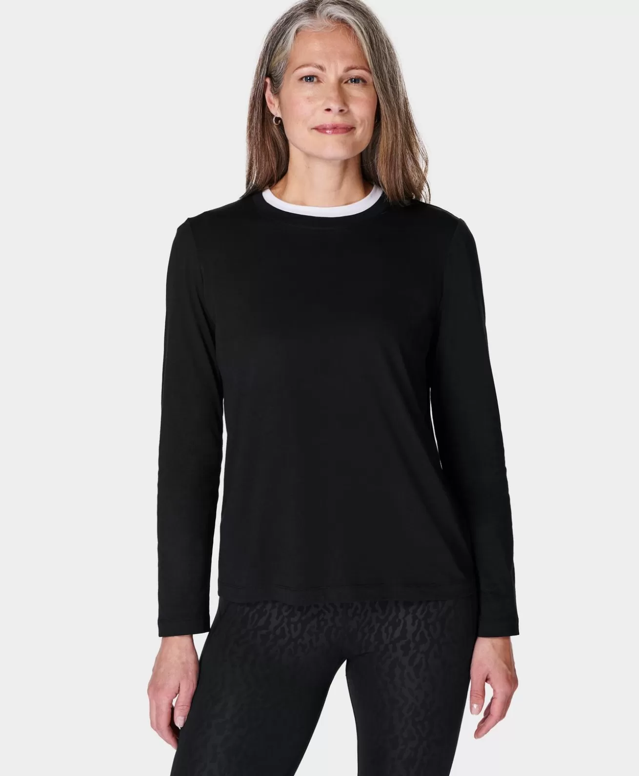 Sweaty Betty Essential Long Sleeve Tee- Long Sleeve Tops | T-Shirts