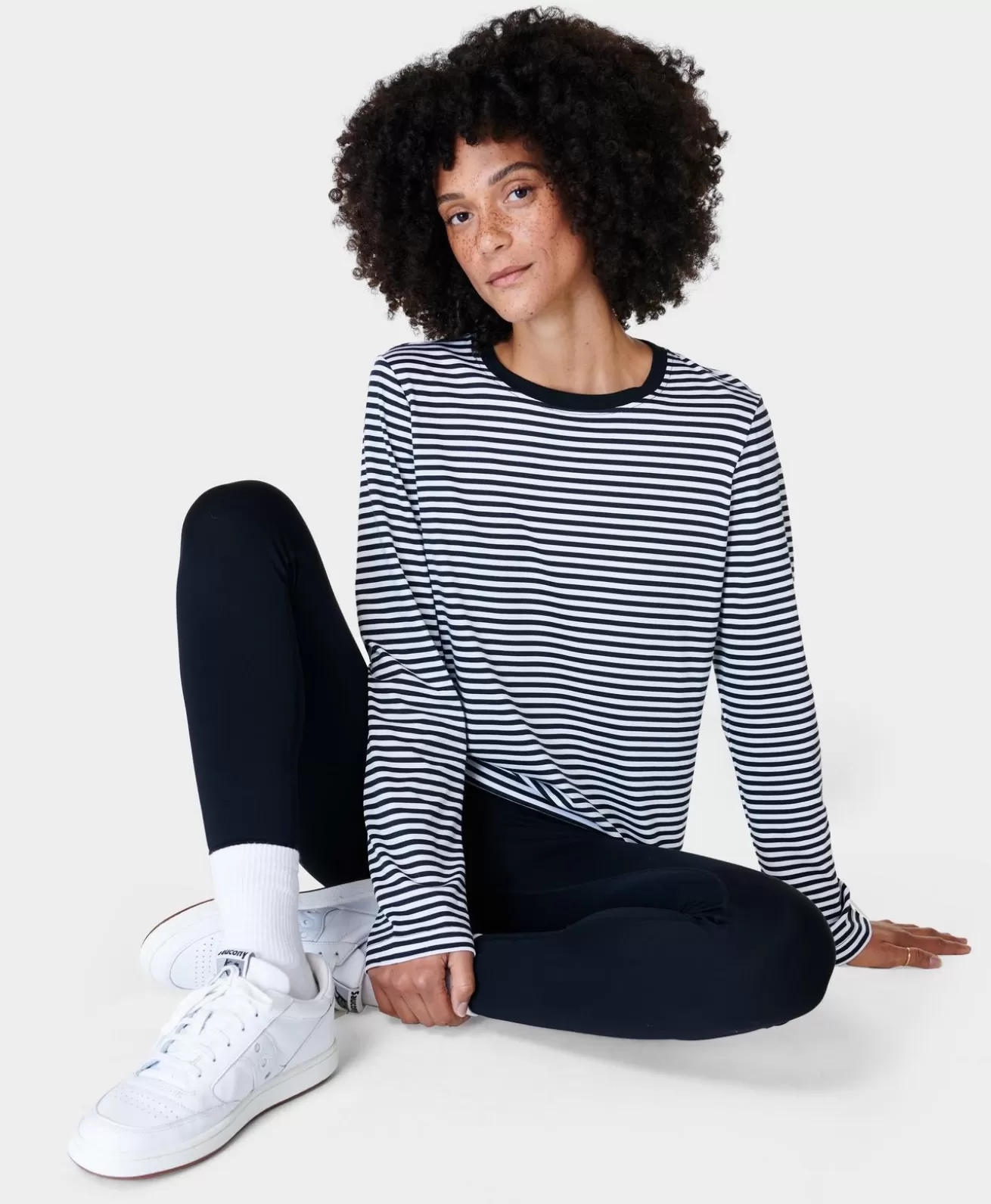 Sweaty Betty Essential Long Sleeve Tee- Long Sleeve Tops | T-Shirts