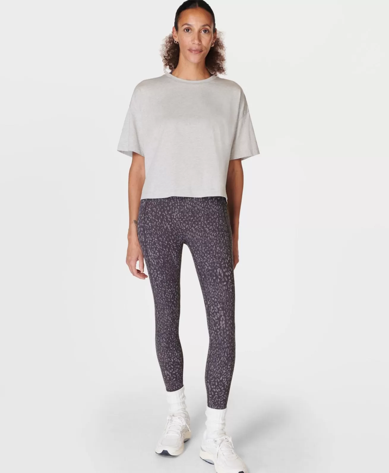 Sweaty Betty Essential Short Sleeve Crop Tee- T-Shirts