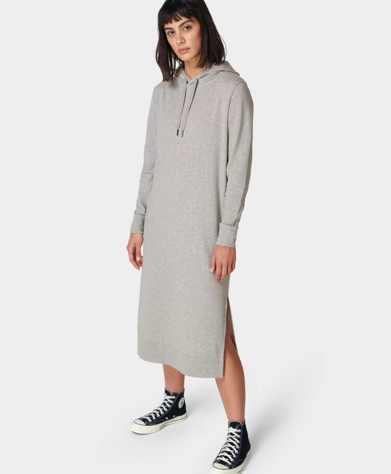 Sweaty Betty Essentials Hooded Sweat Dress- Dresses & Jumpsuits