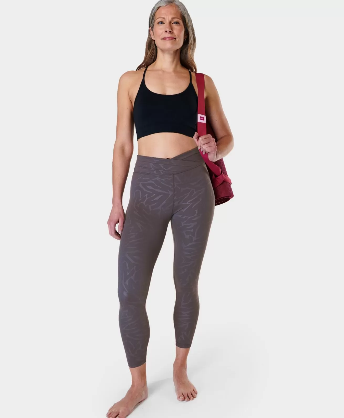 Sweaty Betty Everyday Wrap Waist 7/8 Leggings- 7/8 Length