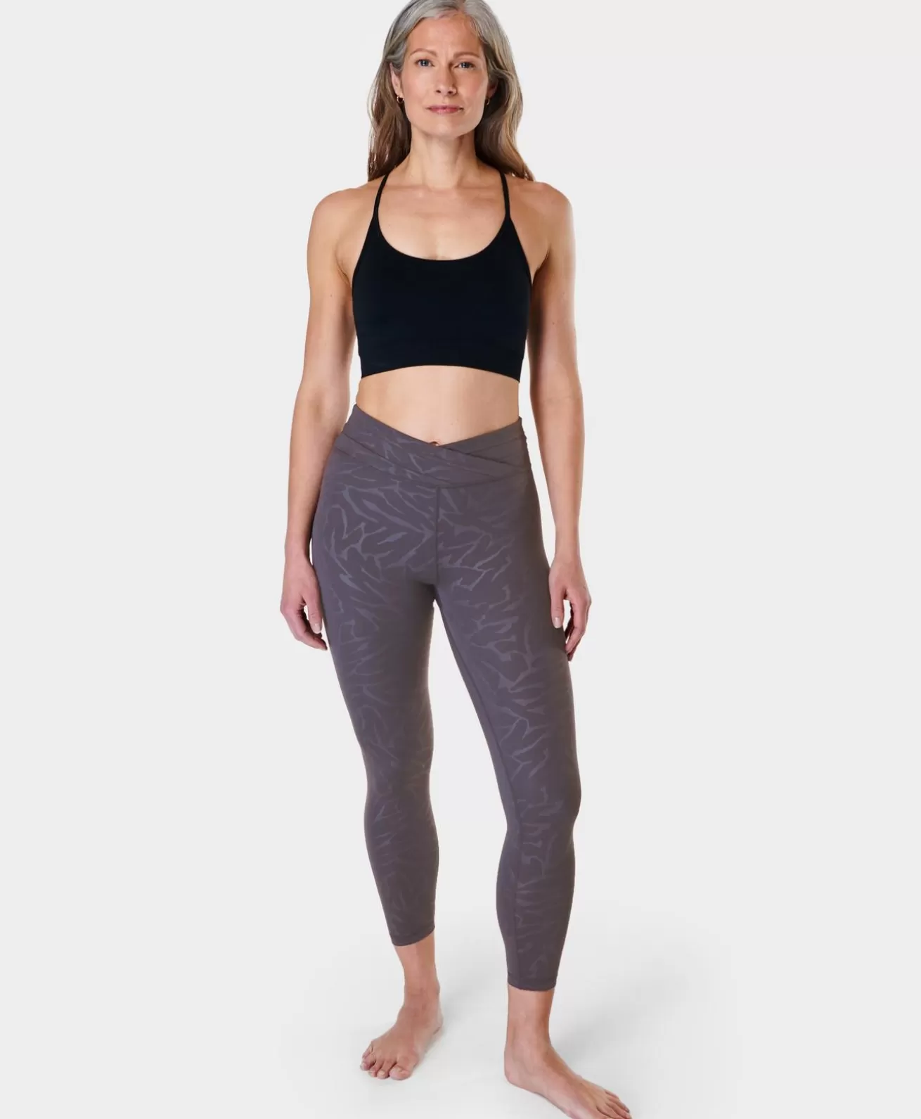 Sweaty Betty Everyday Wrap Waist 7/8 Leggings- 7/8 Length