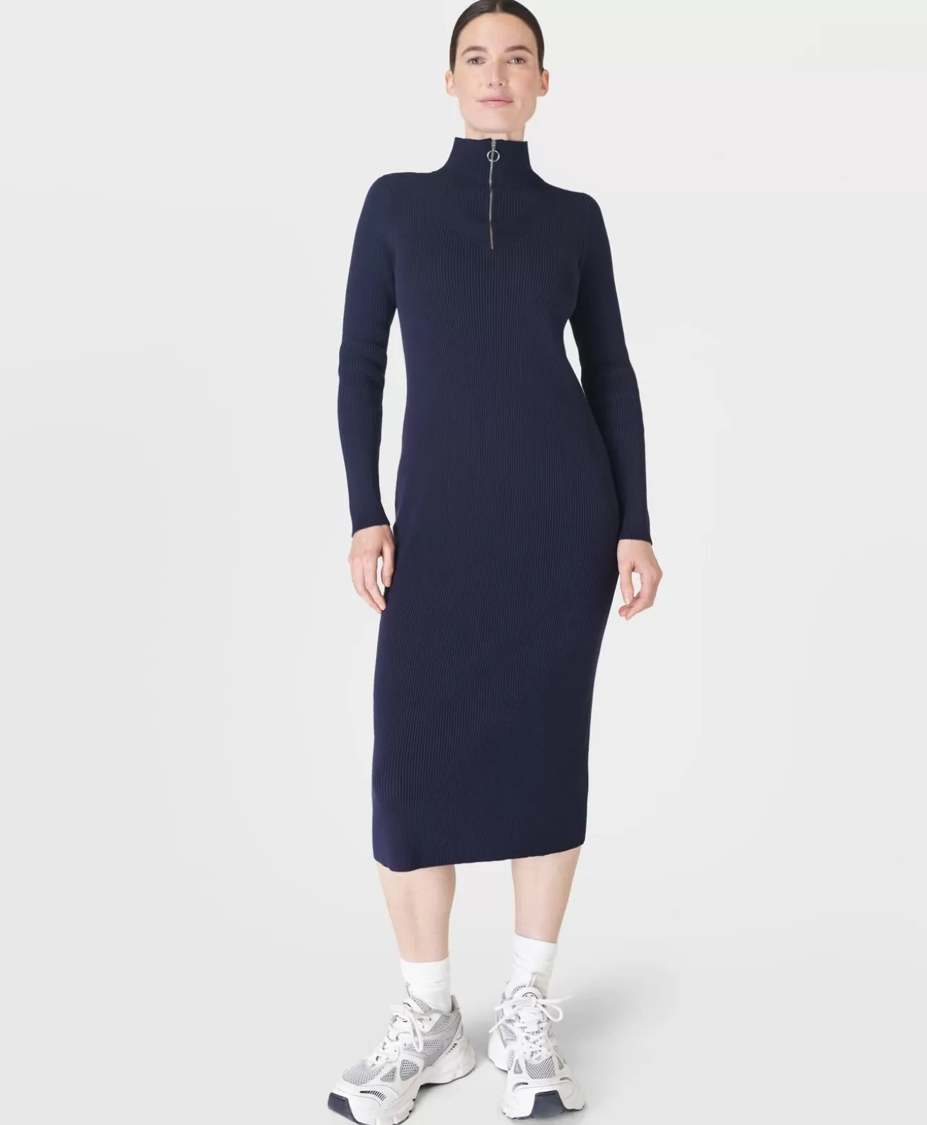 Sweaty Betty Frame Knitted Midi Dress- Dresses & Jumpsuits