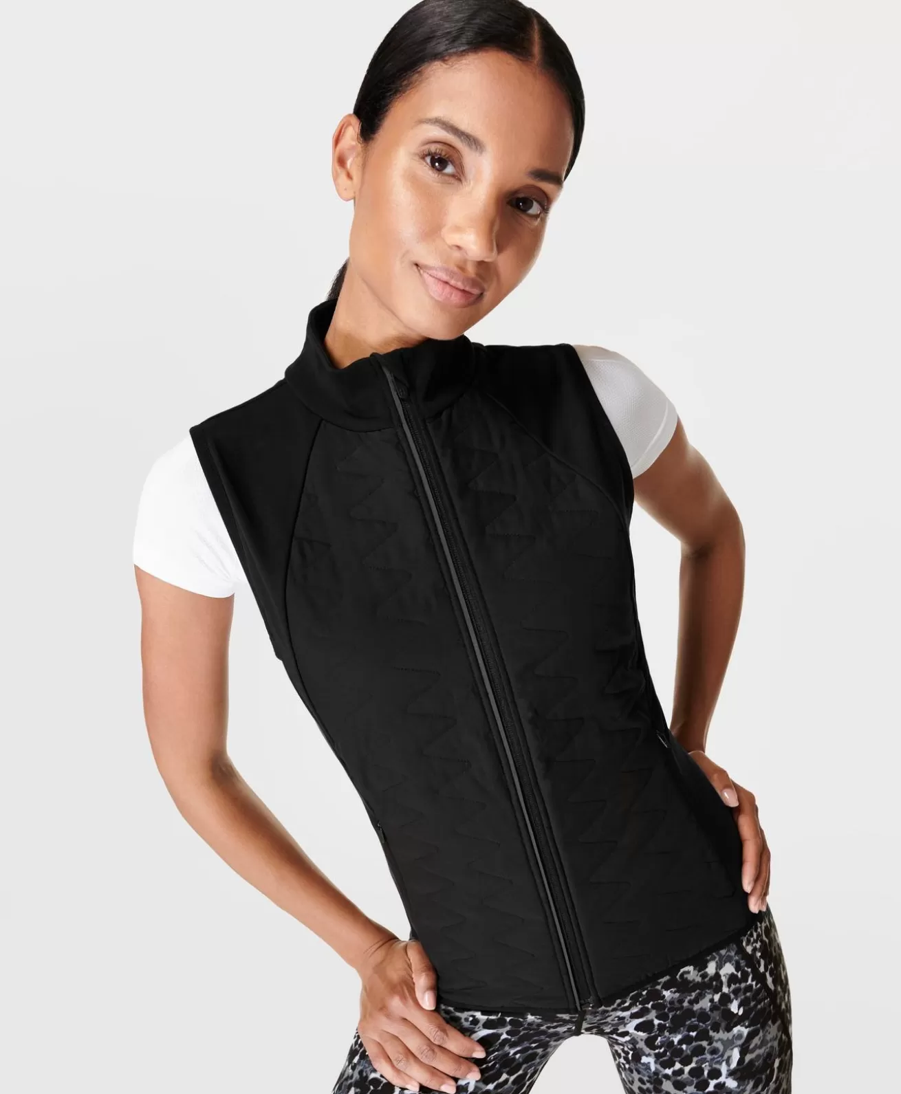 Sweaty Betty Light Speed Running Vest- Coats & Jackets