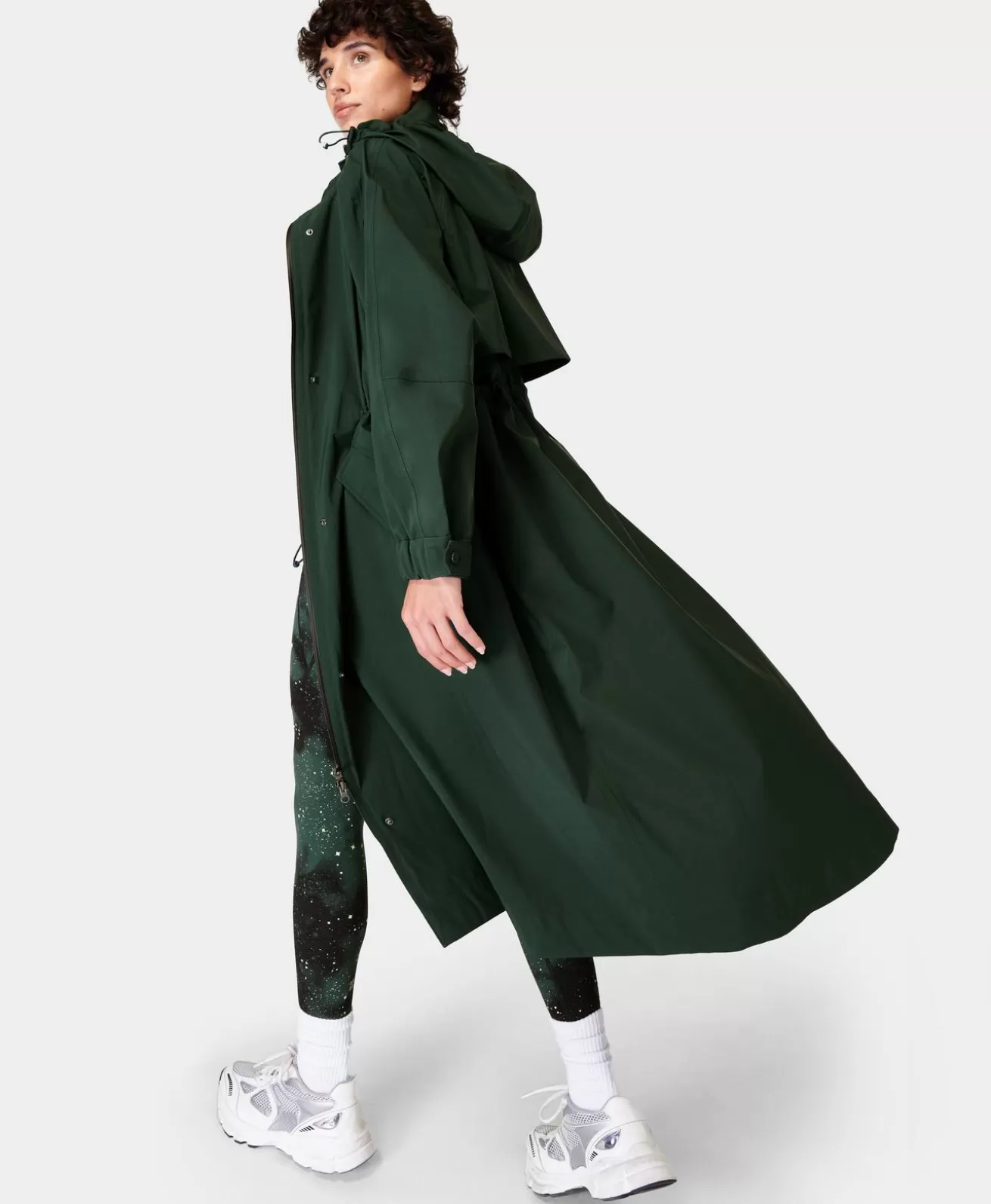 Sweaty Betty Motion Longline Waterproof Parka- Coats & Jackets