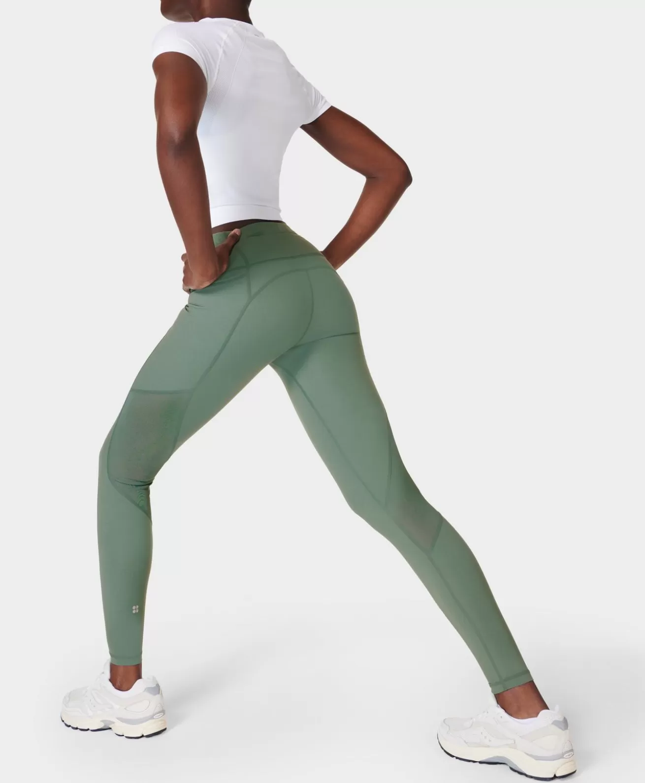 Sweaty Betty Power Aerial Mesh Workout Leggings- Pocketed | Full Length