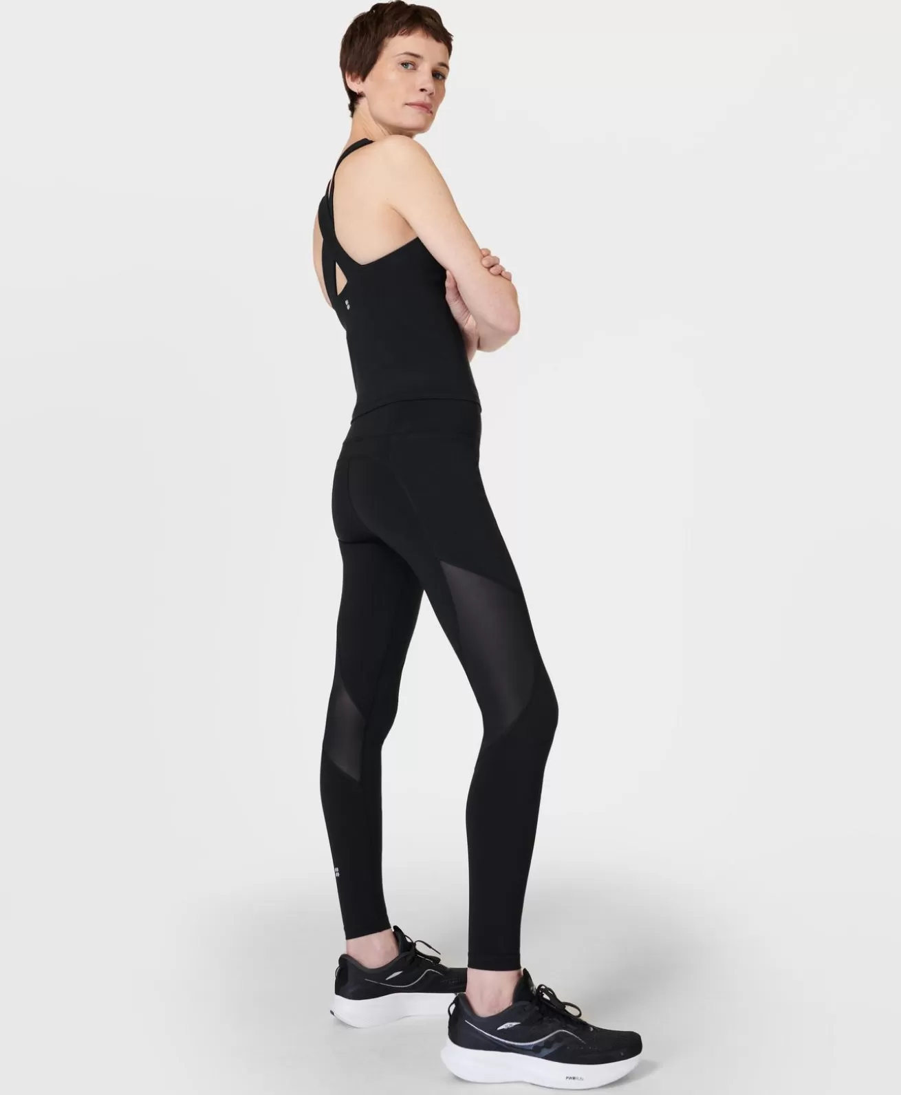 Sweaty Betty Power Aerial Mesh Workout Leggings- Pocketed | Full Length