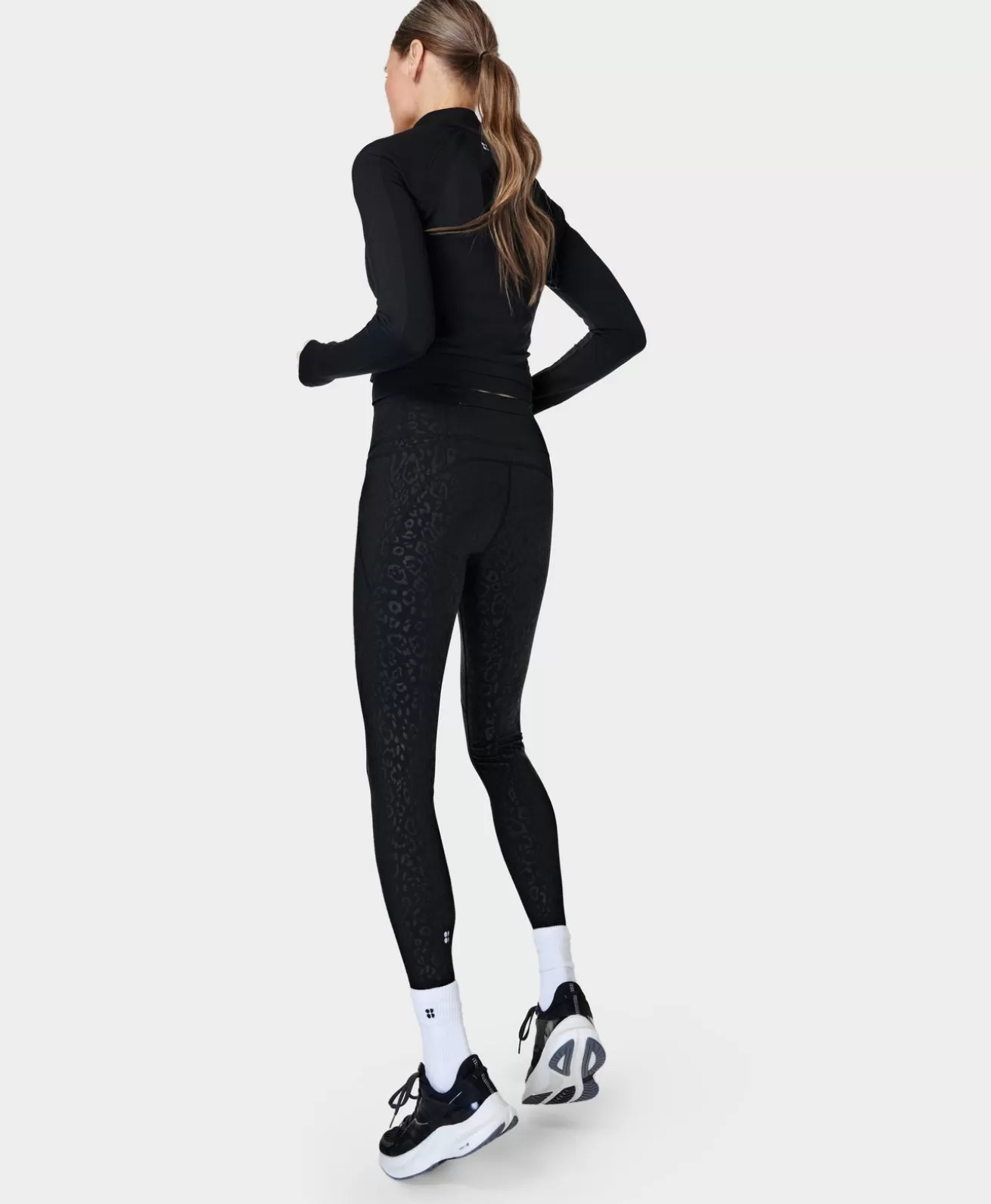 Sweaty Betty Power Embossed Workout Leggings- Pocketed | Full Length