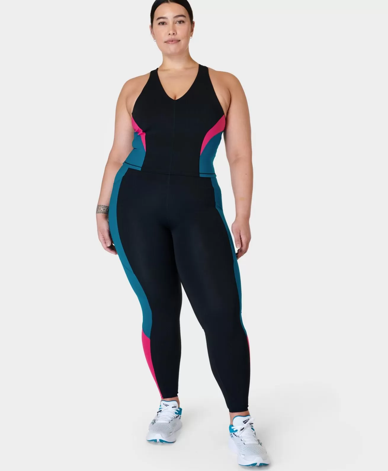 Sweaty Betty Power UltraSculpt High-Waisted Colour Block Workout Leggings- Pocketed | High-Waisted