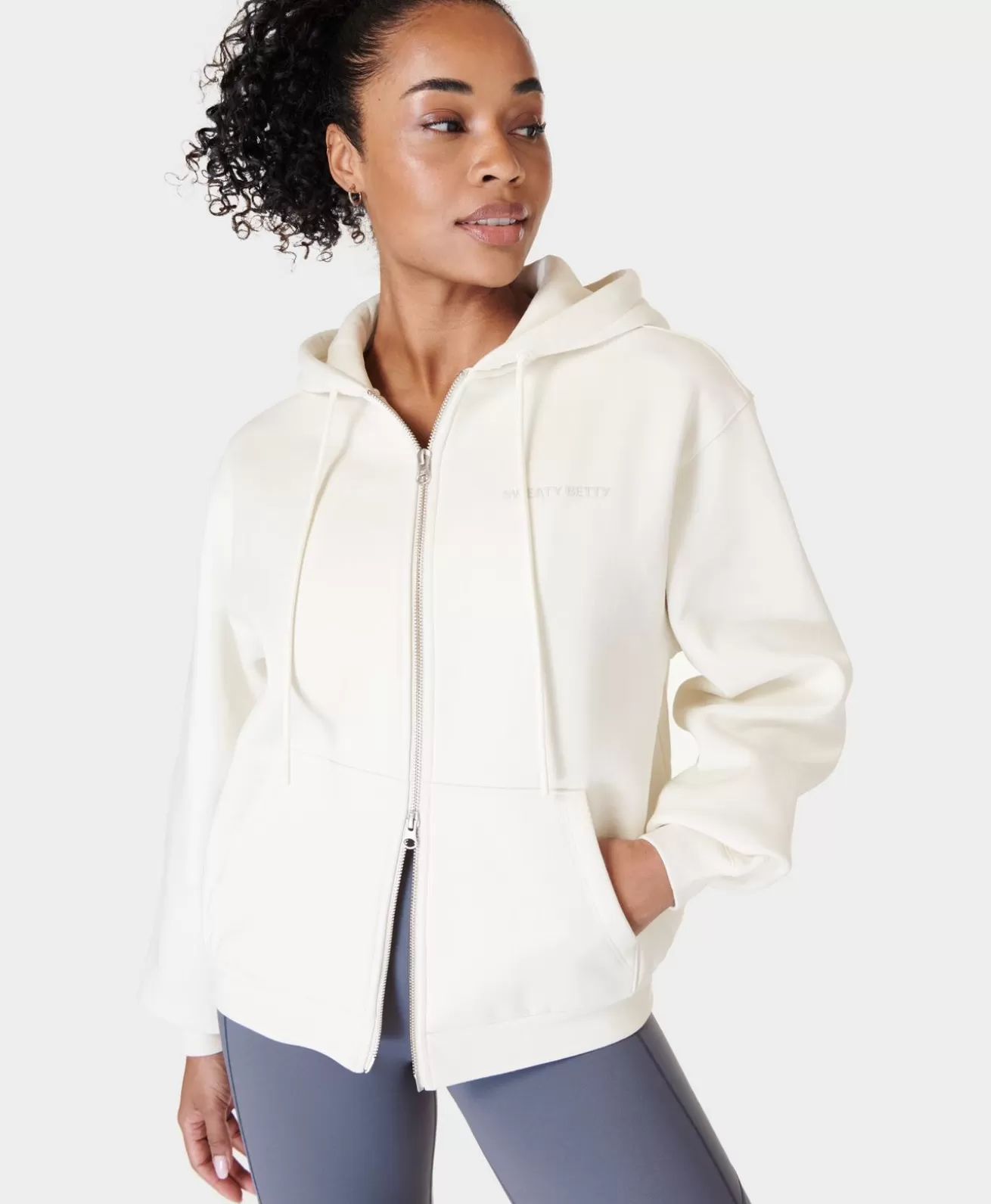 Sweaty Betty Powerhouse Zip Up Hoodie- Coats & Jackets | Sweatshirts + Hoodies