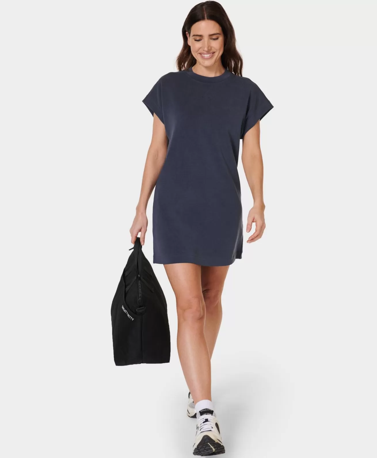 Sweaty Betty Sand Wash CloudWeight Tee Dress- Dresses & Jumpsuits