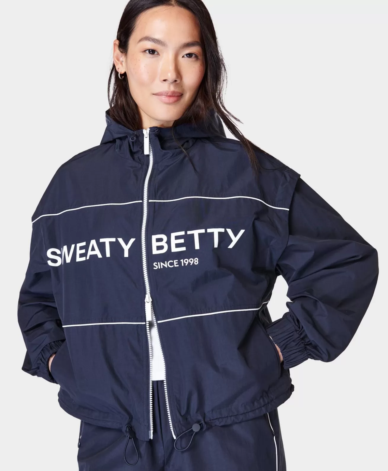 Sweaty Betty SB Shell Zip Up- Sweatshirts + Hoodies