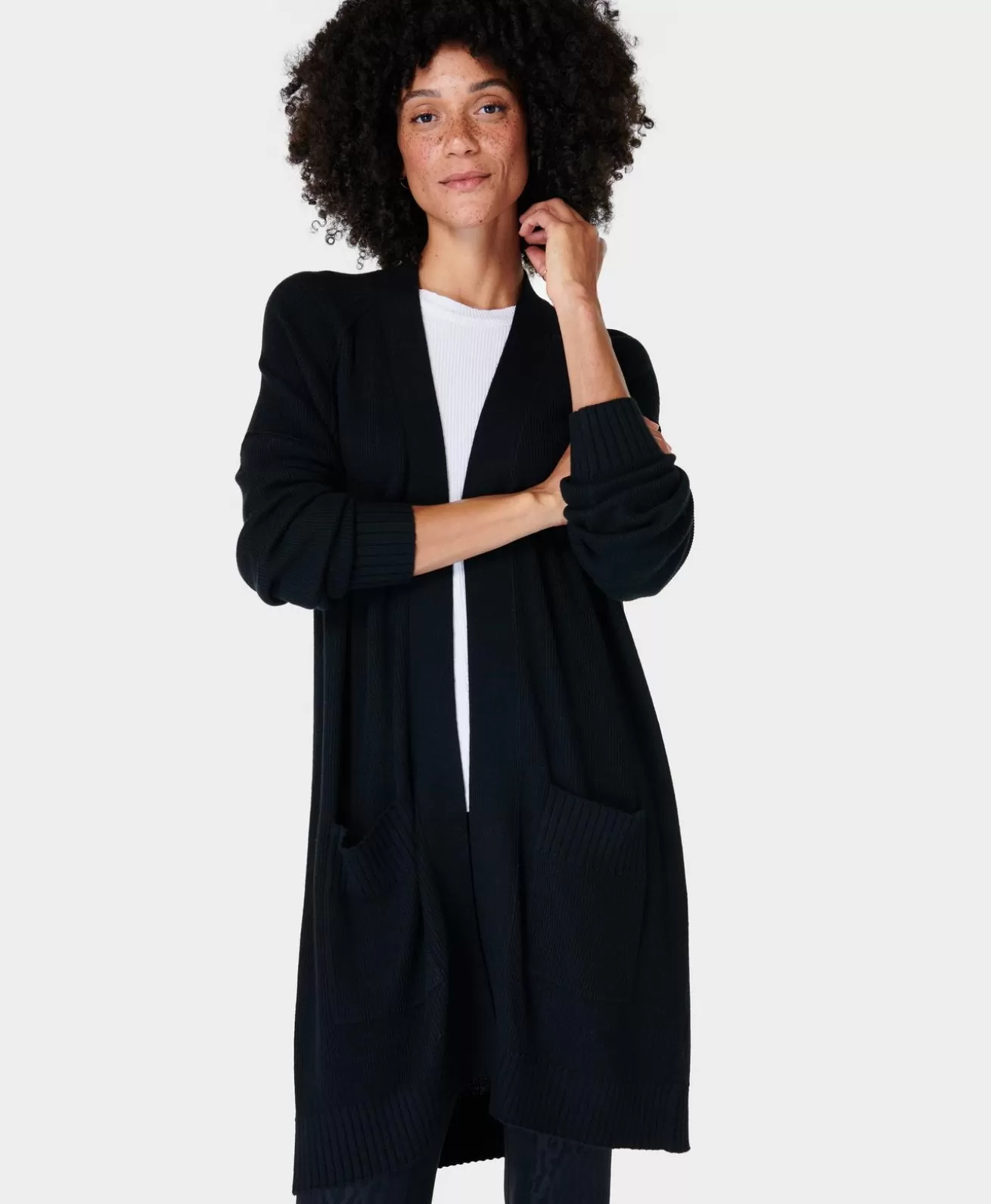 Sweaty Betty Solace Cashmere Blend Cardigan- Sweaters