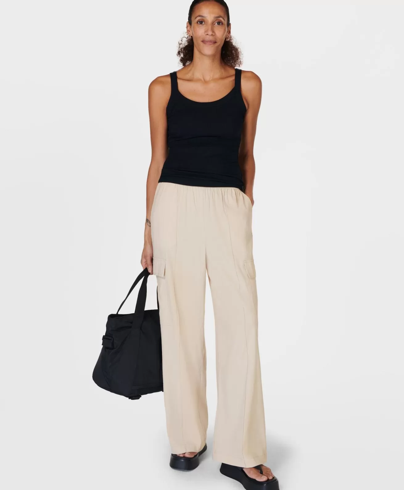 Sweaty Betty Summer Stretch Linen Utility Pant- Pants