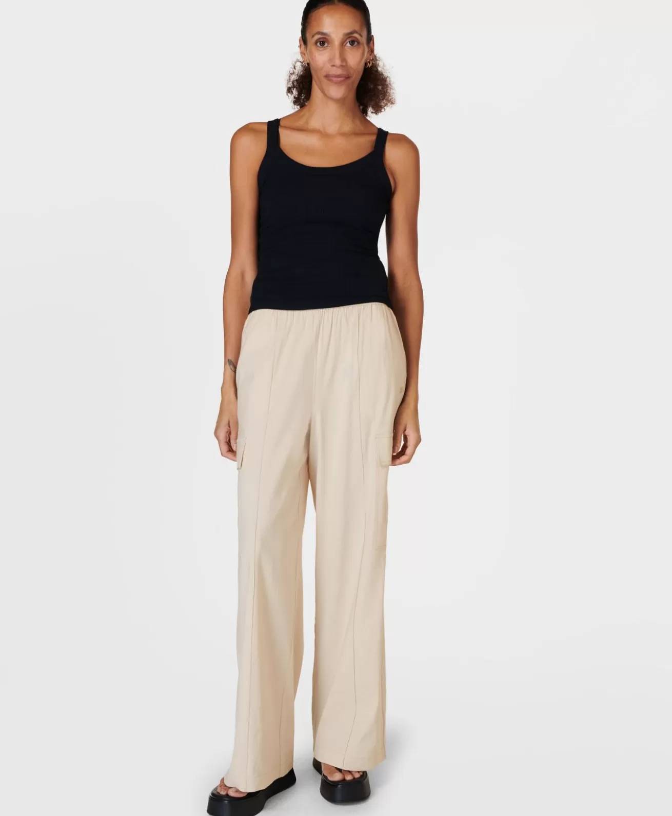 Sweaty Betty Summer Stretch Linen Utility Pant- Pants